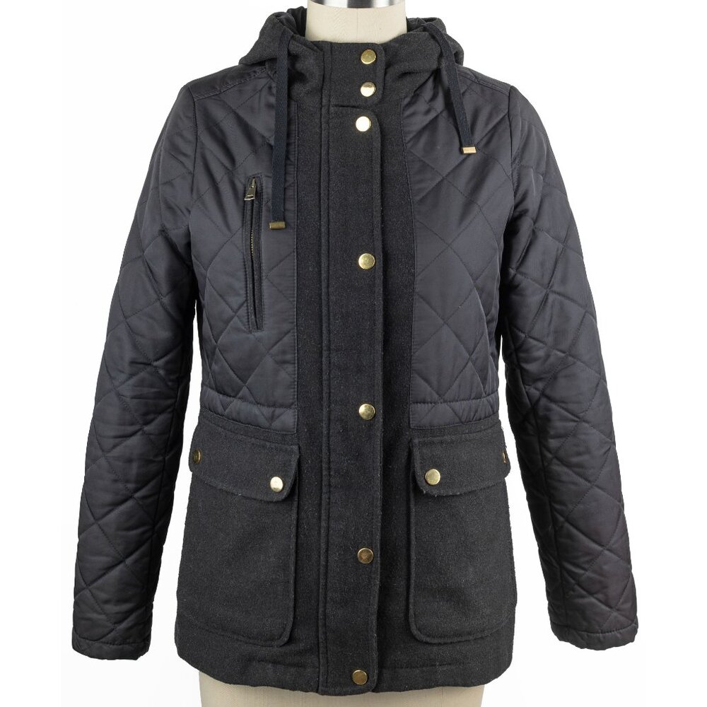 Topshop Quilted Utility Jacket with Hood – Women’s Size 4